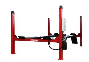 Sicam 4-koloms hefbrug met een hefcapaciteit van 4000 kg