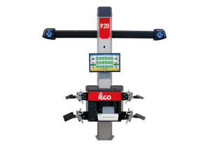 3D uitlijner met totempaal met zonlichtfiltering en kleine, handzame targets.