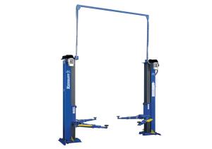 Tweekoloms drempelvrije hefbrug met een hefvermogen van 3.500 Kg en een oerdegelijke bouwkwaliteit