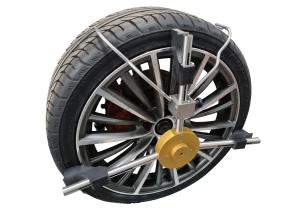 Universele wielklem waarbij uitslingeren niet meer nodig is. De HoT wielklem positioneert zich op de wang van de band waardoor hij direct de exacte positie van het wiel aanneemt.