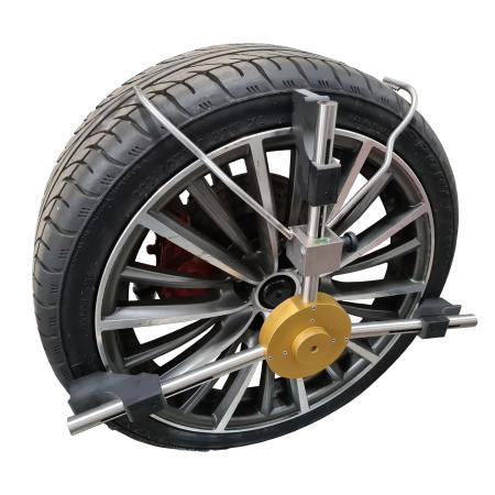 Universele wielklem waarbij uitslingeren niet meer nodig is. De HoT wielklem positioneert zich op de wang van de band waardoor hij direct de exacte positie van het wiel aanneemt.