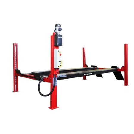 De SICAM 450-3DB is een zeer fraaie uitlijnbrug met smalle rijbanen voor optimale uitlijnspecificaties.